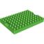 Набор LEGO Duplo, Brick 8 x 12 with 1 x 2 Indents on Ends (5931 Container Top), Ярко-зеленый