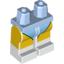 Набор LEGO Legs and Bright Light Blue Hips Print, Белый