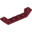 Набор LEGO Slope Inverted 45В° 6 x 1 Double with 1 x 4 Cutout, Темно-красный