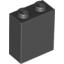 Набор LEGO Brick 1 x 2 x 2 with Inside Stud Holder, Черный