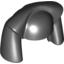 Набор LEGO Minifig Helmet SW Luminara Unduli, Черный
