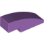 Набор LEGO Slope Curved 3 x 1 No Studs, Medium Lavender
