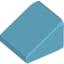 Набор LEGO Slope 30В° 1 x 1 x 2/3 [Cheese Slope], Medium Azure