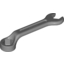 Набор LEGO Duplo Utensil Wrench for Minifigs, Flat Silver