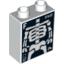 Набор LEGO BRICK 1X2X2, DEC. X-RAY, Белый