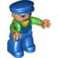 Набор LEGO DUP MAN NO. 1 W. CAP, Ярко-зеленый