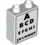 Набор LEGO BRICK 1X2X2, DEC.SIGHT TEST, Белый