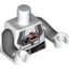 Набор LEGO Torso SW AT-AT Driver Print / Dark Bluish Gray Arms / White Hands, Белый