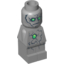 Набор LEGO Microfig Heroica Golem Guardian, Светлый сине-серый