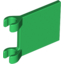 Набор LEGO Flag 2 x 2 Square [Thin Clips], Зеленый