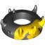 Набор LEGO Minifig Head Top, SW Zabrak Horns, Savage Opress Print, Черный