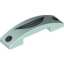 Набор LEGO Slope Curved 4 x 1 Double No Studs with Lips and Round Headlights Print (Flo), Light Aqua