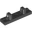 Набор LEGO Hinge Tile 1 x 4 Locking Dual 1 Fingers on Top [8 Locking Ridges], Черный