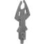 Набор LEGO Bionicle Weapon Rahkshi Staff of Disintegration (Guurahk), Flat Silver