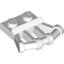 Набор LEGO Plate Special 1 x 2 with Angled Handles on Side, Белый