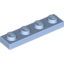 Набор LEGO Plate 1 x 4, Bright Light Blue