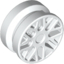 Набор LEGO Wheel 11 x 6 with 8 'Y' Spokes [Plain], Белый