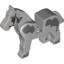 Набор LEGO Piebald Horse with Dark Bluish Gray Spots and Blinkers Print, Светлый сине-серый