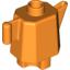 Набор LEGO Teapot / Coffeepot, Indented Base, Оранжевый