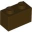 Набор LEGO Brick 1 x 2, Темно-коричневый