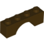 Набор LEGO Brick Arch 1 x 4, Темно-коричневый