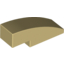 Набор LEGO Slope Curved 3 x 1 No Studs, Tan