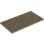 Набор LEGO Plate 8 x 16, Dark Tan
