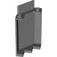 Набор LEGO Panel 3 x 3 x 6 Corner Wall without Bottom Indentations, Темный сине-серый