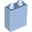 Набор LEGO Brick 1 x 2 x 2, Bright Light Blue