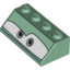 Набор LEGO Slope 45В° 2 x 4 with Gray Eyes on White Background Print, Sand Green