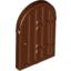 Набор LEGO Window 1 x 2 x 2 2/3 Shutter with Rounded Top, Красно-коричневый