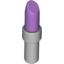 Набор LEGO Friends Accessories Lipstick with Light Bluish Gray Handle, Medium Lavender