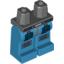 Набор LEGO Legs and Dark Bluish Gray Hips with 2 Pockets and Kneepads Print, Dark Azure