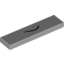 Набор LEGO Tile 1 x 4 with Black Thin Curved Smile Print (The Queen), Светлый сине-серый