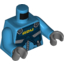 Набор LEGO Torso Alien Conquest ADU Soldier with Protection Vest Print / Dark Azure Arms / Dark Bluish Gray Hands, Dark Azure