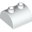 Набор LEGO Brick 2 x 2 Curved Top with Two Top Studs, Белый
