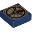 Набор LEGO Tile 1 x 1 with Magic Compass Print, Темно-синий