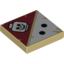 Набор LEGO Tile 2 x 2 with 2 Black Dots and Skull Print, Tan