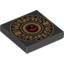 Набор LEGO Tile 2 x 2 with Heroica Shield Print, Черный