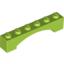 Набор LEGO Brick Arch 1 x 6 Raised Arch, Лайм