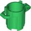 Набор LEGO Trash Can with 4 Cover Holders, Зеленый