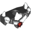 Набор LEGO Minifig Armor Breastplate with Shoulder Spikes White Up and Ninjago Cracked Red Skull Print, Черный