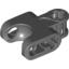 Набор LEGO Technic Axle Connector 2 x 3 with Ball Socket, Open Lower Axle Holes, Темный сине-серый