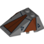 Набор LEGO Wedge 4 x 4 Triple with Stud Notches with Sith Nightspeeder Print 1, Темный сине-серый