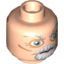 Набор LEGO Minifig Head Alien with SW Ki-Adi Mundi Print [Blocked Open Stud], Light Flesh