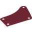 Набор LEGO Cloth Sail 70 x 84mm Right, Темно-красный