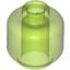 Набор LEGO Minifig Head Plain [Blocked Open Stud], Прозрачный ярко-зеленый