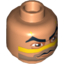 Набор LEGO Minifig Head Alien with SW Quinlan Vos Print [Blocked Open Stud], Flesh