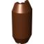 Набор LEGO Cylinder Half 4 x 6 x 13 with 1 x 2 Cutout, Красно-коричневый