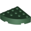 Набор LEGO Brick Round Corner 4 x 4 Full Brick, Темно-зеленый